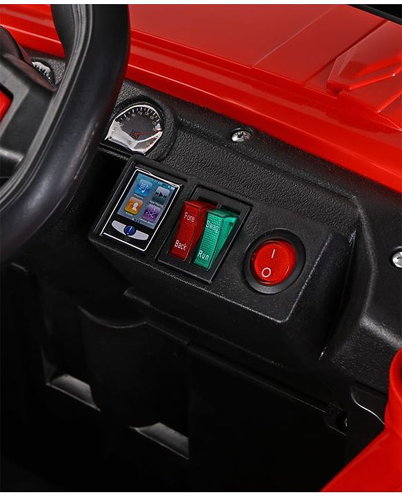 Babyhug Battery Operated Ride On Jeep with Remote Control - Red
