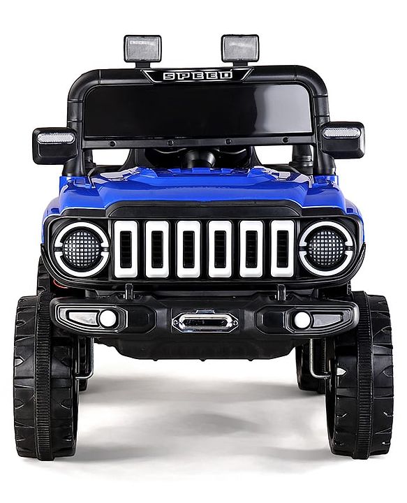 Babyhug Battery Operated Ride On Jeep with Remote Control - Blue