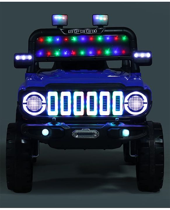 Babyhug Battery Operated Ride On Jeep with Remote Control - Blue