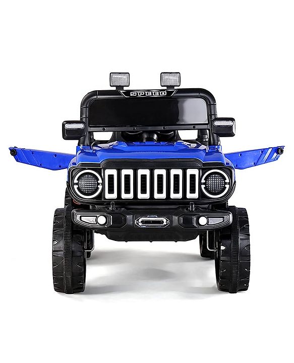 Babyhug Battery Operated Ride On Jeep with Remote Control - Blue