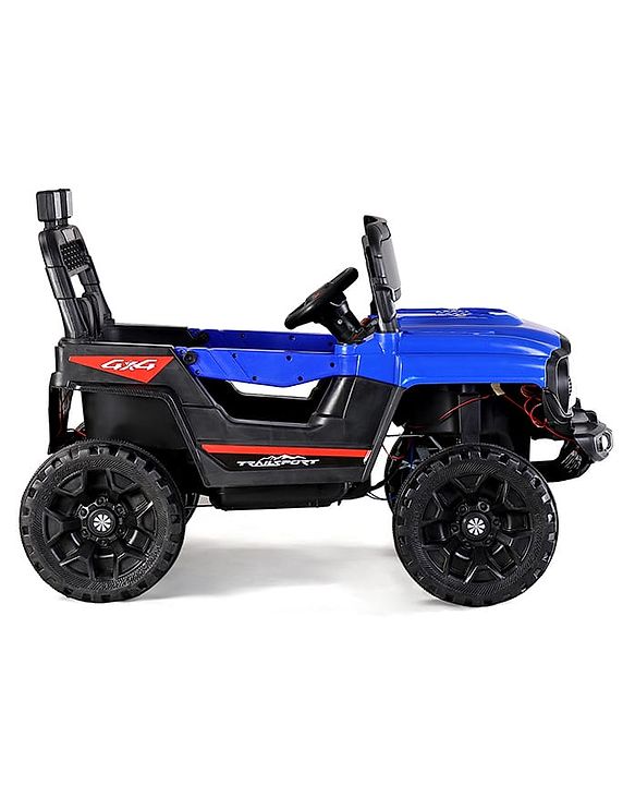 Babyhug Battery Operated Ride On Jeep with Remote Control - Blue