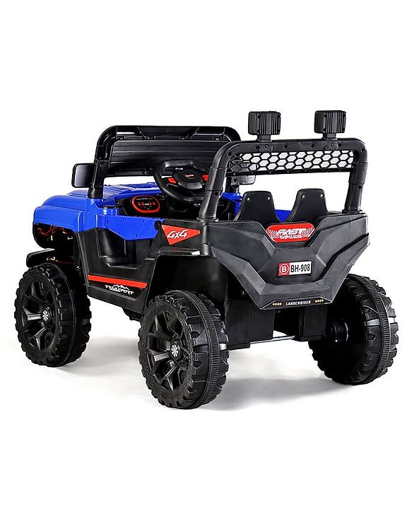 Babyhug Battery Operated Ride On Jeep with Remote Control - Blue