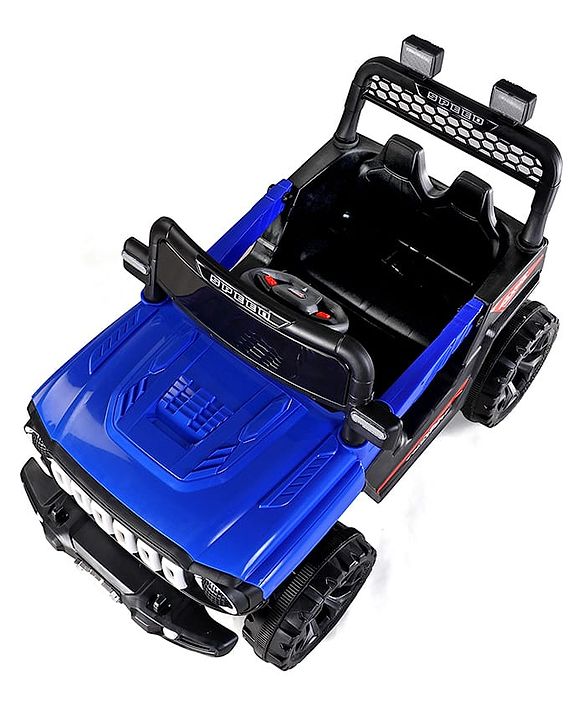 Babyhug Battery Operated Ride On Jeep with Remote Control - Blue