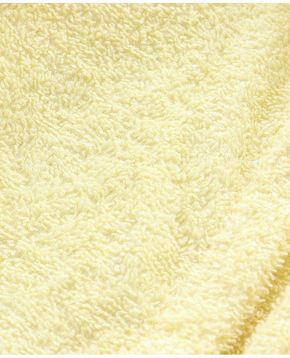 Babyhug Woven Terry Full Sleeves Hooded Bath Robe Tiger Design - Yellow