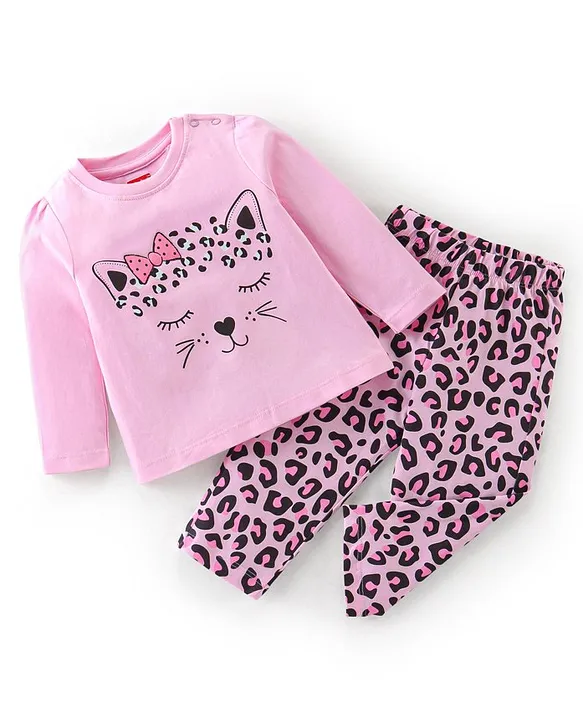 Nightsuits & Pyjamas | Trendy Leopard Print Satin Night Suit | Freeup