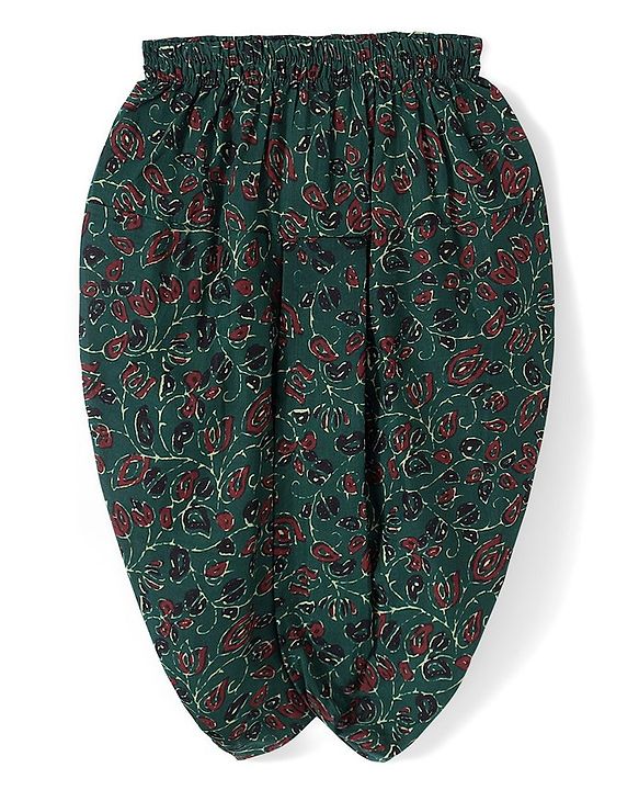 BABYHUG BOYS COTTON PRINTED DHOTI KURTA SET 4-5Y GREEN