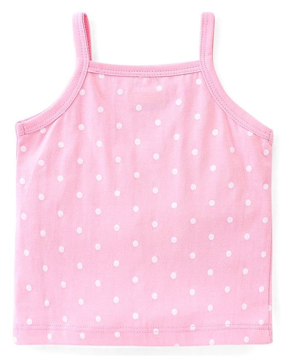 Babyhug 100% Cotton Knit Sleeveless Slips Pack of 3  Bear Print - Multicolour