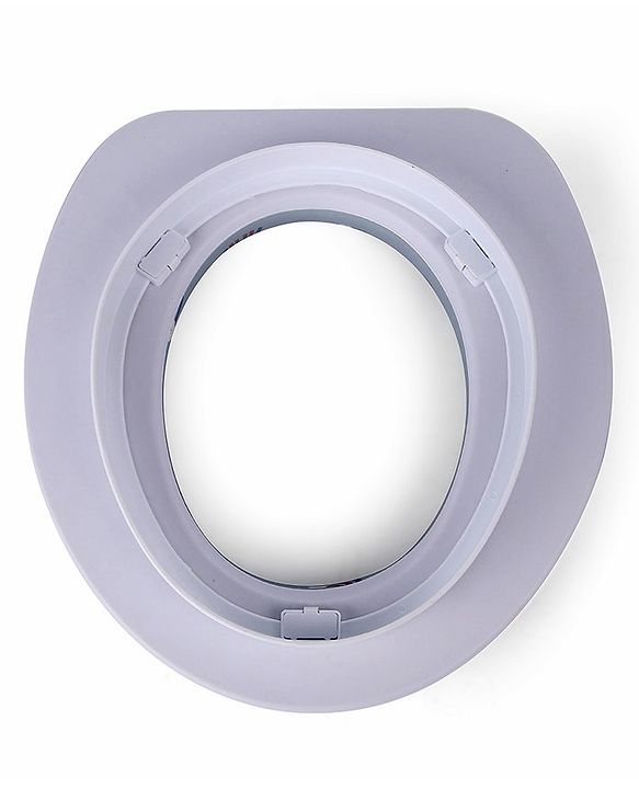 Babyhug Soft Cushioned Baby Potty Seat Rainbow Print- Green & Blue