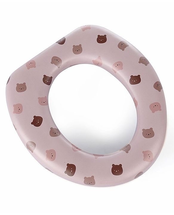 Babyhug Soft Cushioned Baby Potty Seat Panda Print - Coffee