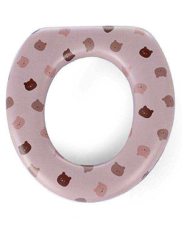 Babyhug Soft Cushioned Baby Potty Seat Panda Print - Coffee