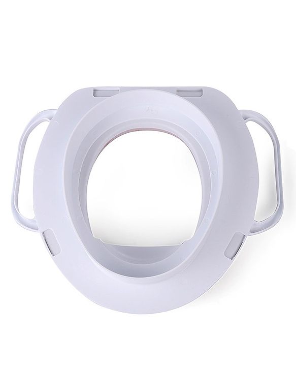 Babyhug Soft Potty Seat With Handle Strawberry Print - Light Pink