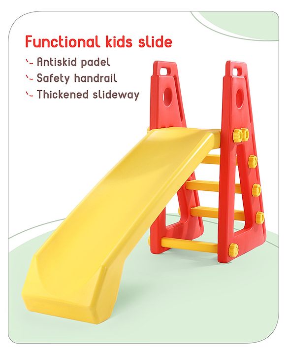 Babyhug Kid's Slide - Red & Yellow
