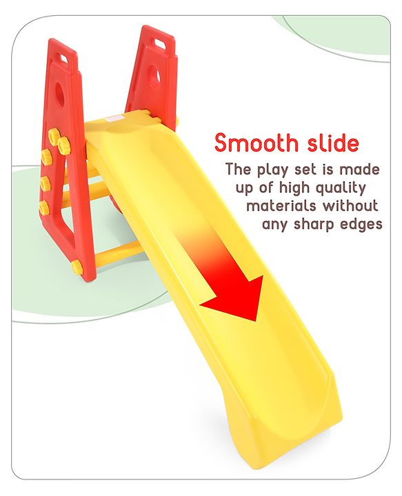 Babyhug Kid's Slide - Red & Yellow