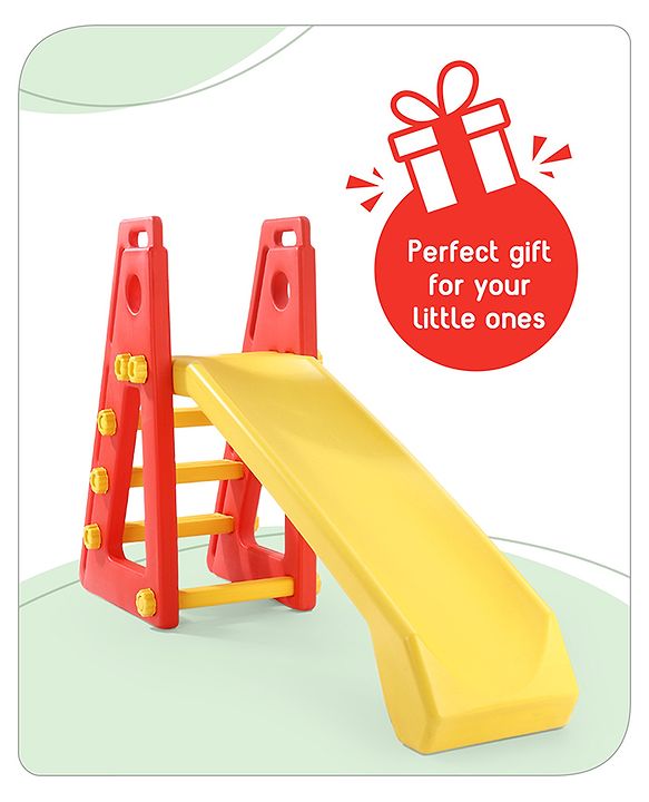 Babyhug Kid's Slide - Red & Yellow