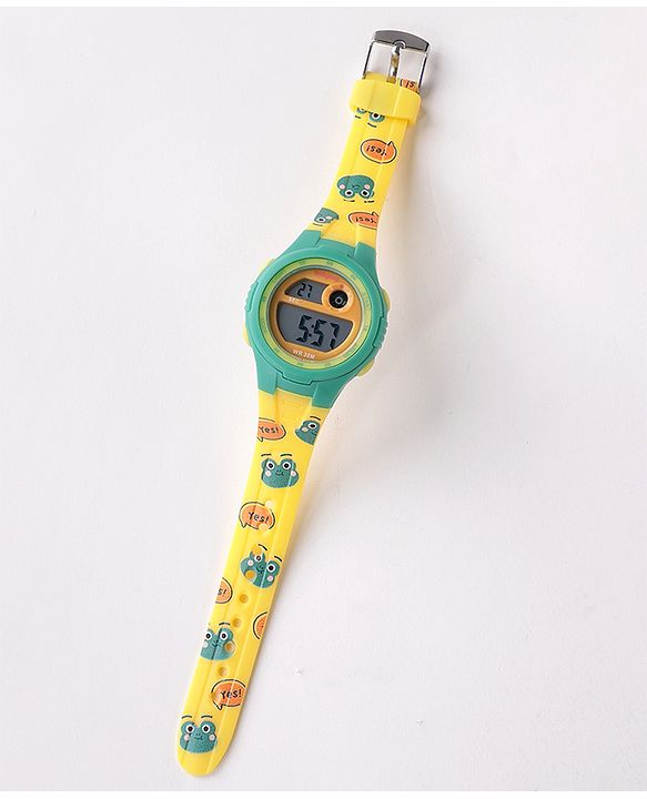 Babyhug Digital Watch Free Size - Yellow