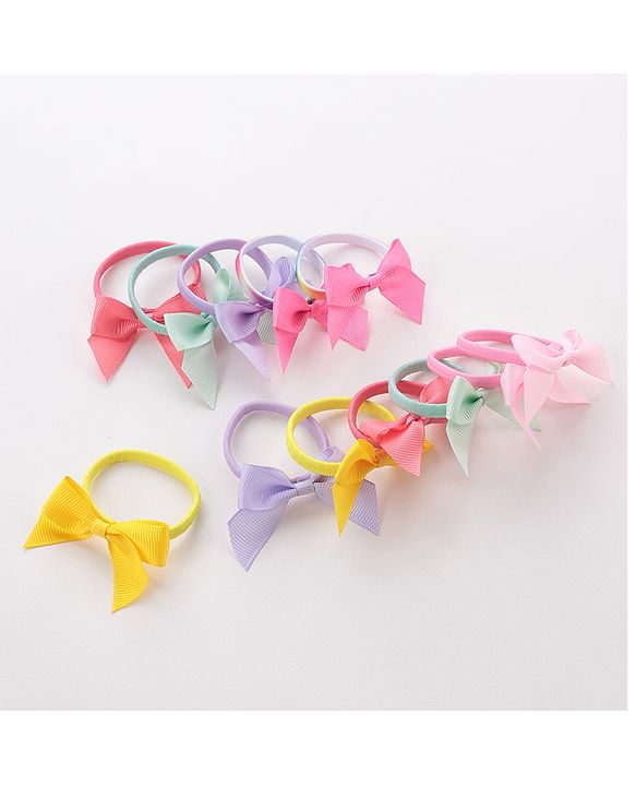 Babyhug Rubber Bands Set Pack of 12 Free Size - Multicolour