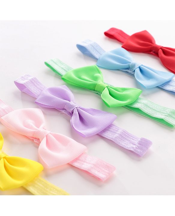 Babyhug Headbands Free Size Pack of 6 - Multicolor