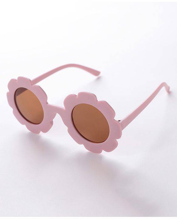 Babyhug Free Size Headband With Flower Applique & Sunglasses - Purple