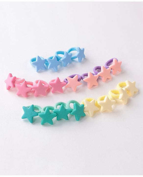 Babyhug Rubber Bands with Appliques Pack of 20 - Multicoloured