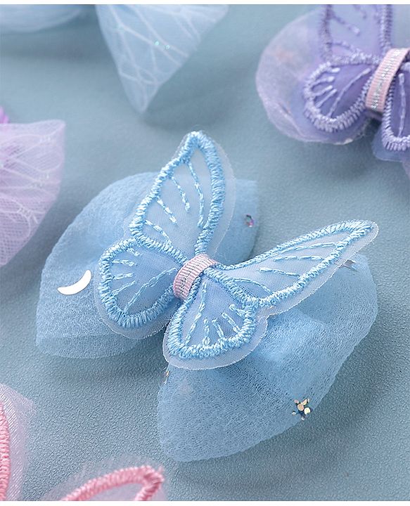Babyhug Hair Pins And Clips  Pack of 9- Multicolor