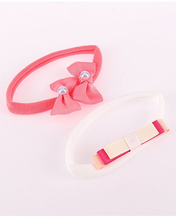 Babyhug Headbands  Free Size Pack of 5 - Multicolor