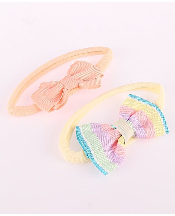 Babyhug Headbands  Free Size Pack of 5 - Multicolor