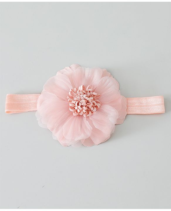 Babyhug Free Size Headbands with Flower Applique Pack of 3 - Multicolor