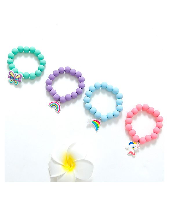 Babyhug Bracelets & Bangles  Free Size Pack of 4 - Multicolour