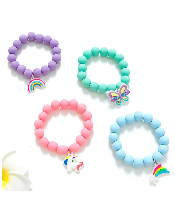 Babyhug Bracelets & Bangles  Free Size Pack of 4 - Multicolour
