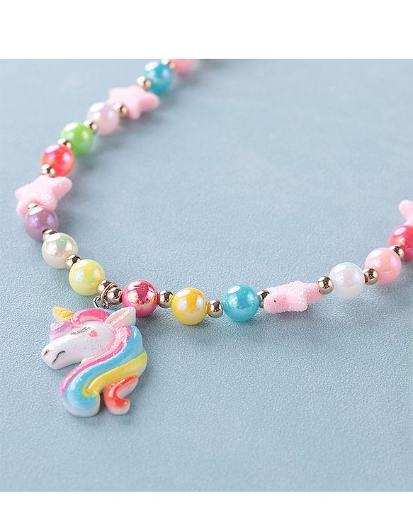 Babyhug Neck Piece & Bracelet Set Free Size - Multicolor