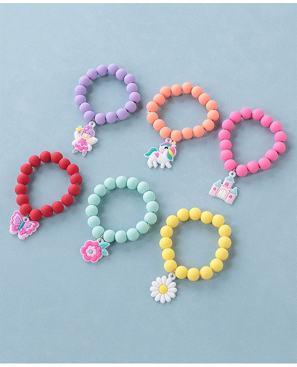 Babyhug Bracelet Set Pack of of 6 Free Size - Multicolour
