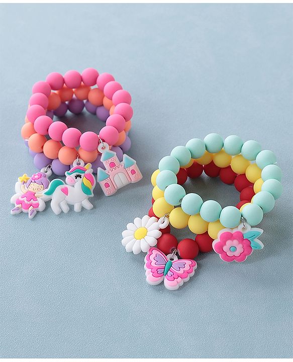 Babyhug Bracelet Set Pack of of 6 Free Size - Multicolour