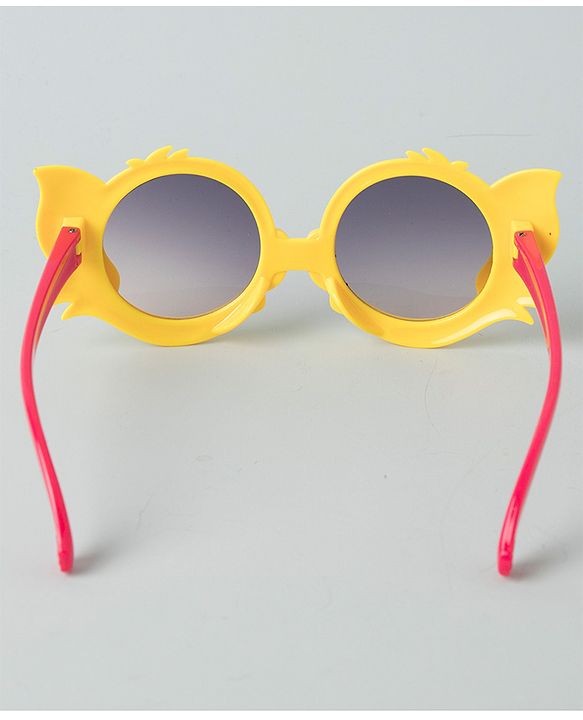 Babyhug Sunglasses Dog Theme Free Size- Yellow