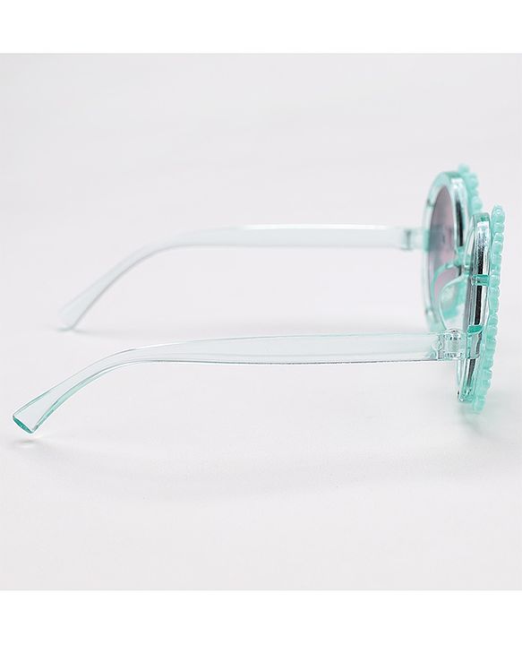 Babyhug Sunglasses with Flower Design Free Size- Blue