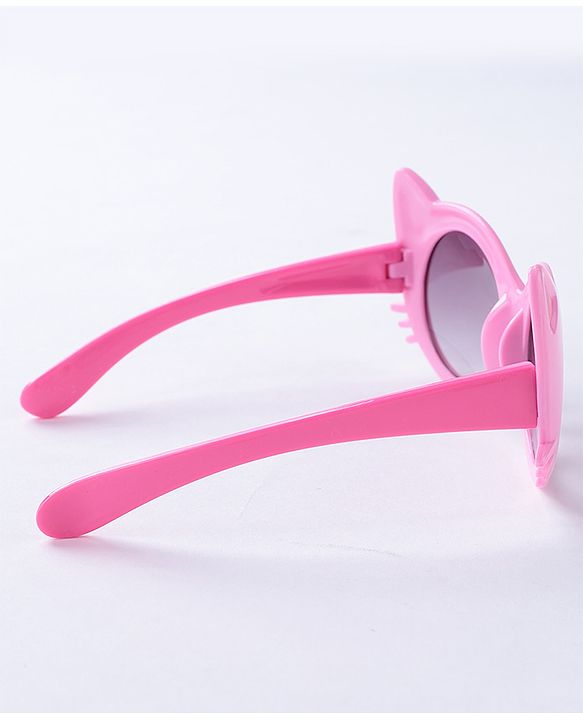Babyhug Sunglasses Cat Theme Free Size- Pink