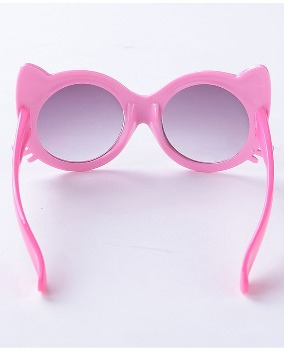 Babyhug Sunglasses Cat Theme Free Size- Pink