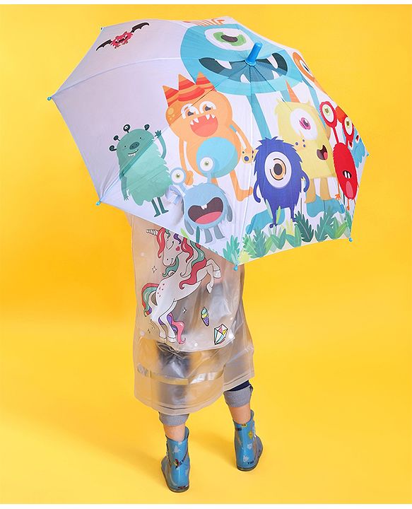 Babyhug  Umbrella  Cartoon Print - Multicolor