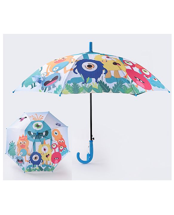 Babyhug  Umbrella  Cartoon Print - Multicolor