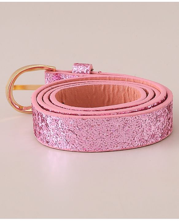 Pine Kids Belt Free Size Shimmered - Pink