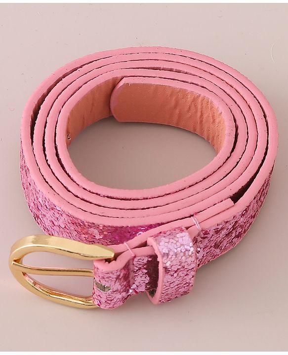 Pine Kids Belt Free Size Shimmered - Pink