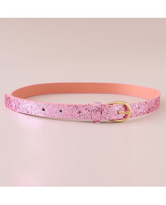 Pine Kids Belt Free Size Shimmered - Pink