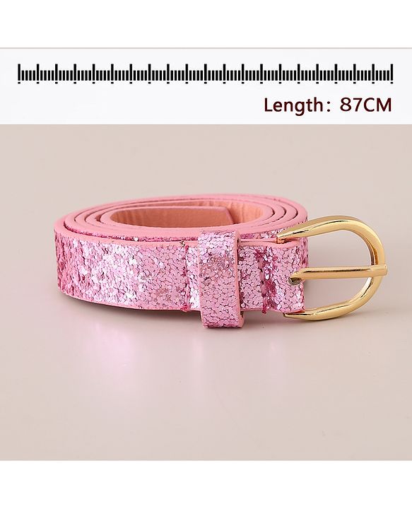 Pine Kids Belt Free Size Shimmered - Pink