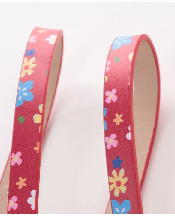 Pine Kids Belt Free Size Floral Print - Red