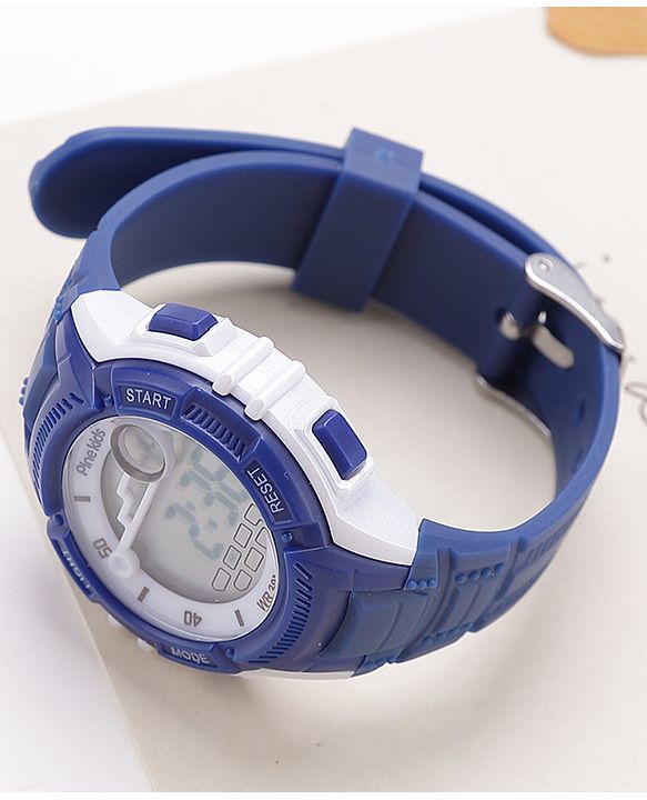 Pine Kids Digital Watch- Dark Blue