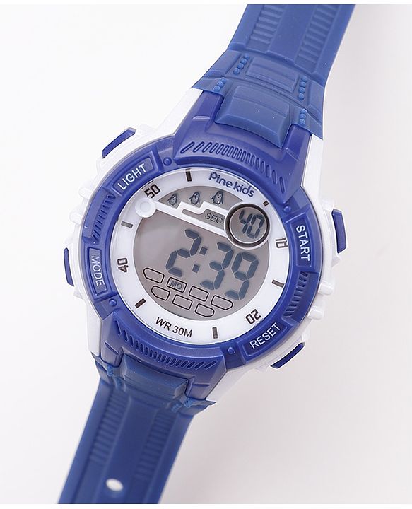 Pine Kids Digital Watch- Dark Blue