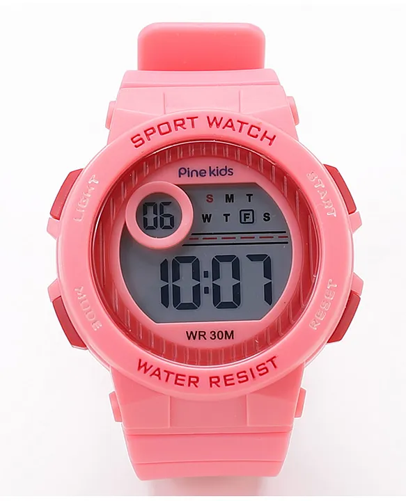 Girls pink digital watch online