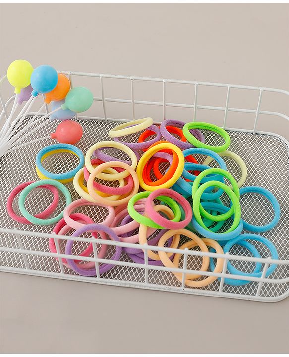 Babyhug Rubber Bands Set of 48 - Multicolour