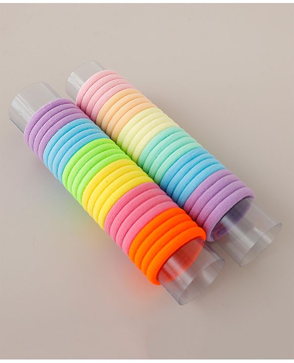Babyhug Rubber Bands Set of 48 - Multicolour