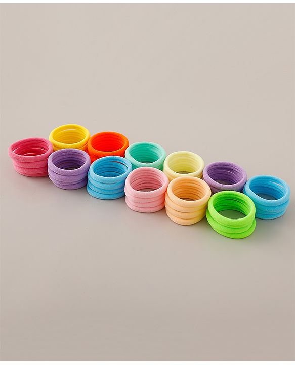 Babyhug Rubber Bands Set of 48 - Multicolour