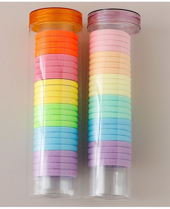 Babyhug Rubber Bands Set of 48 - Multicolour